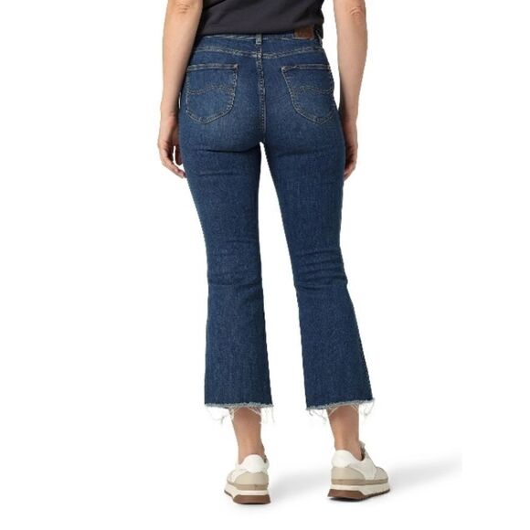 Lee Women's Kick Flare Denim Jeans Pants Size 10 M - Picture 6 of 10